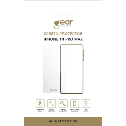 GEAR iPhone 14 Pro Max Skärmskydd 2.5D Heltäckande Härdat Glas