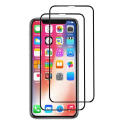 iPhone 12 Mini - 2-Pack Heltäckande Skärmskydd i Härdat Glas