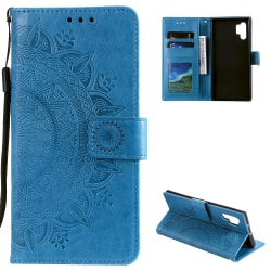 Samsung Galaxy A32 5G - Mandala Läder Fodral - Blå Blue Blå