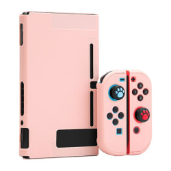 Nintendo Switch Skal Silikon Komplett Paket Rosa