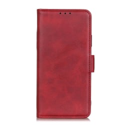 Samsung Galaxy S21 Plus - Plånboksfodral Med Magnetisk Stängning Red Röd