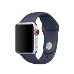 Silikon Armband Apple Watch 42/44/45 mm - Navy Blue (M/L)