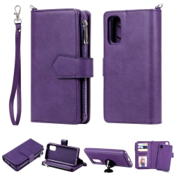 Samsung S20 - 2in1 Magnet Skal / Plånboksfodral - Lila Purple Lila