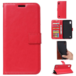 Samsung Galaxy A10 - Plånboksfodral - Röd Red Röd