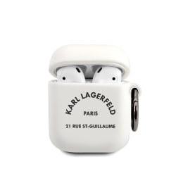 Karl Lagerfeld Rue St Guillaume AirPods Fodral Vit