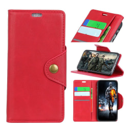 Samsung Galaxy J6 Plus - Plånboksfodral - Röd Red Röd