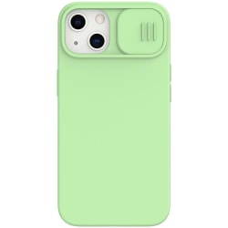 iPhone 13 - NILLKIN CamShield Silky Liquid Skal - Grön
