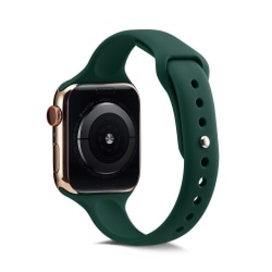 Silikon Armband Apple Watch 41/40/38 mm - Mörk Grön DarkGreen Mörk Grön