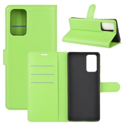 Samsung Galaxy Note 20 - Litchi Plånboksfodral - Grön Green Grön