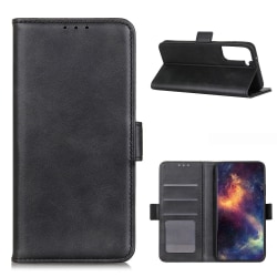 Samsung Galaxy S21 - Plånboksfodral Med Magnetisk Stängning - Sv Black Svart