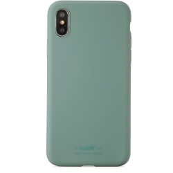iPhone X/Xs - holdit Mobilskal Silikon - Moss Green Moss Green