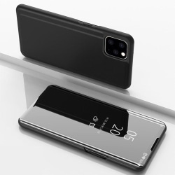 iPhone 11 Pro Max - Mirror Flip Fodral - Svart Black Svart
