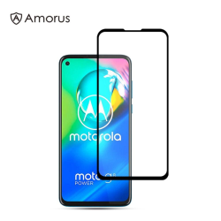 Motorola Moto G8 Power - AMORUS Heltäckande Härdat Glas