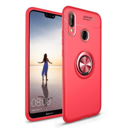 Huawei P20 Lite - Ring Skal - Röd Red Röd