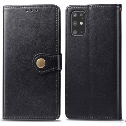 Samsung Galaxy S20 Plus - Plånboksfodral med magnetlås - Svart Black Svart
