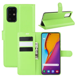 Samsung Galaxy S20 Plus - Litchi Plånboksfodral - Grön Green Grön