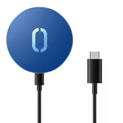 Joyroom 15W Trådlös Qi MagSafe Laddare Inkl. USB-C Kabel - Blå Blå