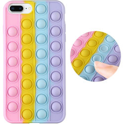 iPhone 7/8 Plus - Pop It Fidget Skal - Multicolor