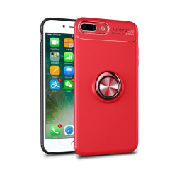 iPhone 7/8 Plus - Ring Skal - Röd Red Röd