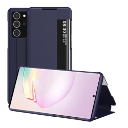 Samsung Galaxy Note 20 - View Window Flip Fodral - Blå Blue Blå