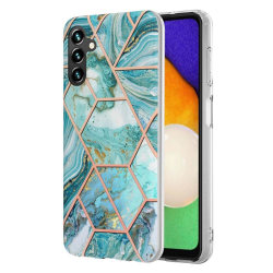 Samsung Galaxy A14 4G/5G Skal Marmor Blå