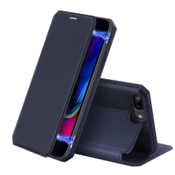 iPhone 7/8 Plus - DUX DUCIS Shockproof Plånboksfodral - Blå Blue Blå