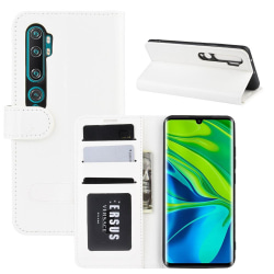 Xiaomi Mi Note 10/10 Pro - Crazy Horse Plånboksfodral - Vit White Vit