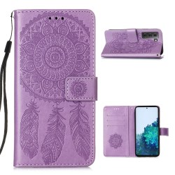 Samsung Galaxy S21 Plus - Dream Catcher Fodral - Lila Purple Lila