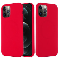 iPhone 13 Pro Max - MagSafe Liquid Silikon Skal - Röd