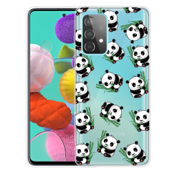 Samsung Galaxy A52 / A52s - Skal Med Tryck - Bambu Panda