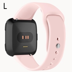 Silikon Armband Fitbit Versa/Versa 2/Versa Lite - Rosa Pink Rosa