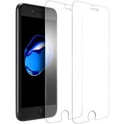 2-Pack - iPhone 6/7/8 Plus - Härdat Glas Skärmskydd
