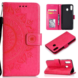 Huawei P40 Lite E - Mandala Plånboksfodral - Rosa Pink Rosa