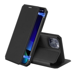 iPhone 11 Pro Max - DUX DUCIS Shockproof Plånboksfodral - Svart Black Svart