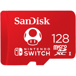SanDisk MicroSDXC Nintendo Switch 128GB UHS-I,100/90