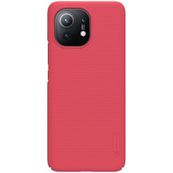Xiaomi Mi 11 - NILLKIN Frosted Shield Matt Skal - Röd Red Röd