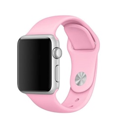 Silikon Armband Apple Watch 41/40/38 mm (S/M) - Rosa Pink Rosa