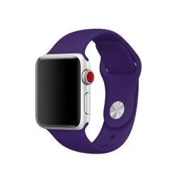 Silikon Armband Apple Watch 42/44/45 mm - Mörk Blå (M/L) DarkBlue Mörk Blå