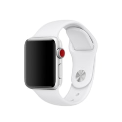 Silikon Armband Apple Watch 41/40/38 mm (S/M) - Vit White Vit