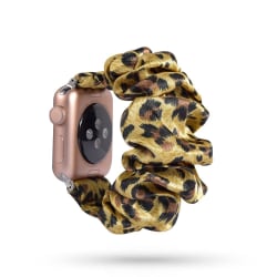 Scrunchie Silk Golden Leopard Armband Apple Watch 41/40/38 mm