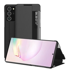 Samsung Galaxy Note 20 - View Window Flip Fodral - Svart Black Svart