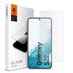 Spigen Samsung Galaxy S22 Skärmskydd Slim Glas.tR Härdat Glas