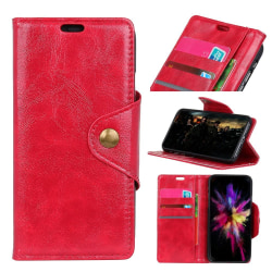 Huawei Honor View 20 - PU Läder Plånboksfodral - Röd Red Röd