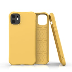 iPhone 11 - Shockproof Matt TPU Skal - Gul Yellow Gul
