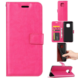 Xiaomi Redmi Note 9 Pro/Note 9S - Crazy Horse Plånboksfodral - R Pink Rosa