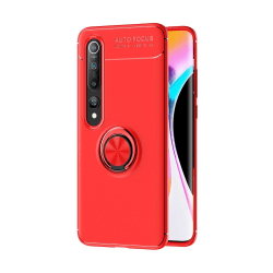 Xiaomi Mi Note 10 / Note 10 Pro - Ring Skal - Röd Red Röd