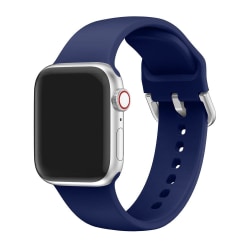 Silikon Armband - Apple Watch 41/40/38 mm - Mörk Blå DarkBlue Mörk Blå