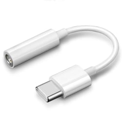 USB-C till AUX 3.5 mm adapter - Vit White Vit