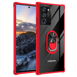 Samsung Galaxy Note 20 Ultra - Hybrid Akryl Skal - Röd Red Röd