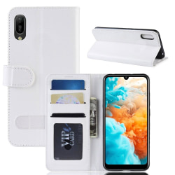 Huawei Y6 (2019) - Plånboksfodral - Vit White Vit